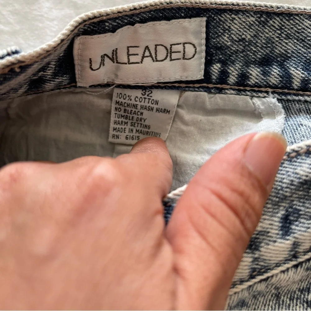 Vintage Y2K High‎ Waisted Jean pleats Shorts - Picture 8 of 12